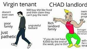 Image result for Chad Landlord Meme