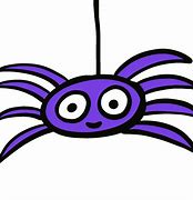 Image result for Halloween Spider Stickers Purple Eyes