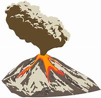 Image result for Volcano Lava Clip Art