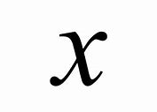 Image result for X Math Symbol