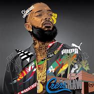 Image result for Nipsey Hussle Cartoon Drawing