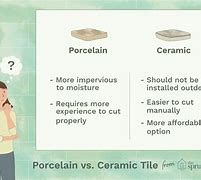 Image result for Tell Difference Between Porcelain and Ceramic