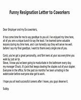 Image result for Fake Letter of Resignation Funny