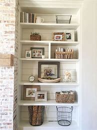 Image result for Built in Bookshelves Living Room