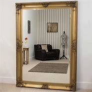 Image result for Gold Finish Accent Mirror