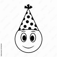 Image result for Party Hat Emoji Face
