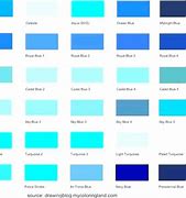 Image result for Teal Paint Color Chart