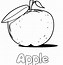 Image result for Red Apple Coloring Page