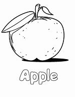 Image result for Shiny Apple Coloring Page