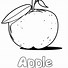 Image result for Apple Coloring Page