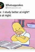 Image result for Late Night Studying Meme