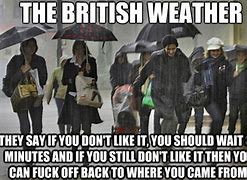 Image result for British Levels of Weather Memes