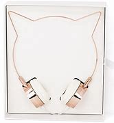 Image result for Rose Gold Cat Headphones