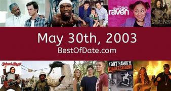 Image result for 2003 Events