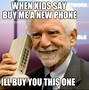 Image result for Old Man Phone Call Meme