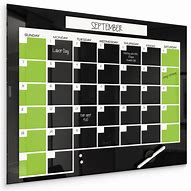 Image result for Black Dry Erase Calendar