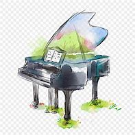 Image result for Piano Watercolor