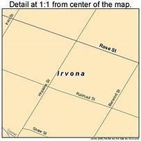 Image result for Irvona PA Map