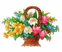 Image result for Hanging Flower Basket Clip Art