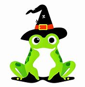 Image result for Frog with Witch Hat