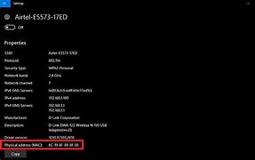 Image result for WiFi Mac Address