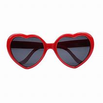 Image result for Red Heart Shaped Sunglasses
