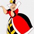 Image result for Queen of Hearts Alice in Wonderland Drawing