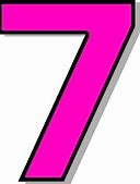 Image result for Pink Number 7 On White Background Free Image Download