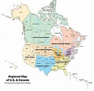 Image result for United States Canada Map