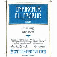 Image result for Weiser Kunstler Enkircher Ellergrub Riesling Kabinett