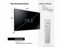 Image result for How Big Is a 75 Inch TV