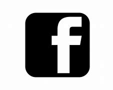 Image result for facebook icon black and white