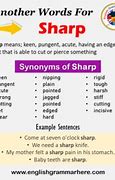 Image result for Words for Sharp