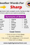 Image result for The Word Sharp in Different Writing
