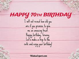 Image result for 70 Birthday Quotes