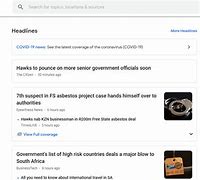 Image result for Google News South Africa