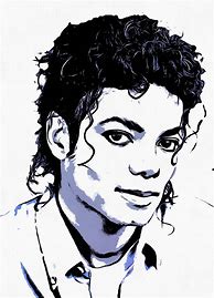 Image result for MJ Black or White Drawing
