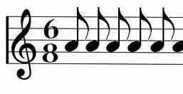 Image result for Six Eight-Time Signature
