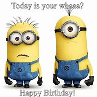 Image result for Funny Minion Birthday Quotes