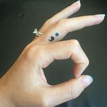 Image result for Semicolon Hand Tattoo