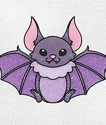 Image result for Simple Drawing of a Bat