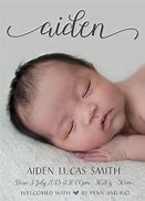 Image result for Birth Announcement Ideas