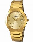 Image result for Casio Gold Analog Watch