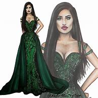 Image result for Green Mermaid Dress