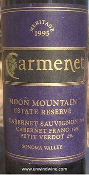 Image result for Carmenet Cabernet Sauvignon Reserve Moon Mountain