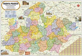 Image result for Political Map of Madhya Pradesh