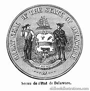 Image result for Delaware State Seal Embossment
