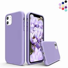 Image result for Purple iPhone 11 Silicone Case
