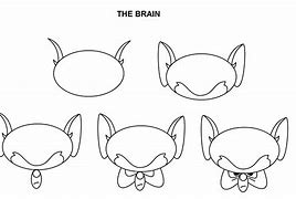Image result for Pinky and the Brain Stencil