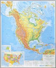 Image result for Severna Amerika Karta